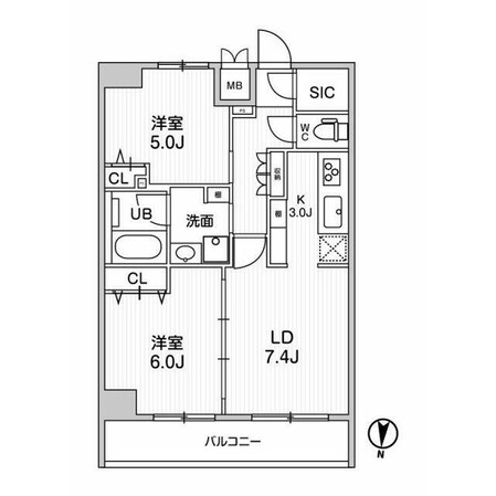 レオーネ南千住IIの物件間取画像